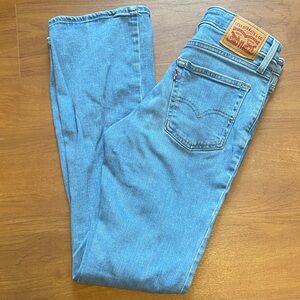 Levi's high waisted bootcut jeans
